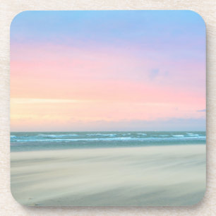 Abstract sunset at the beach in the Hague Coaster