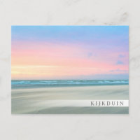 Abstract sunset at the beach in the Hague