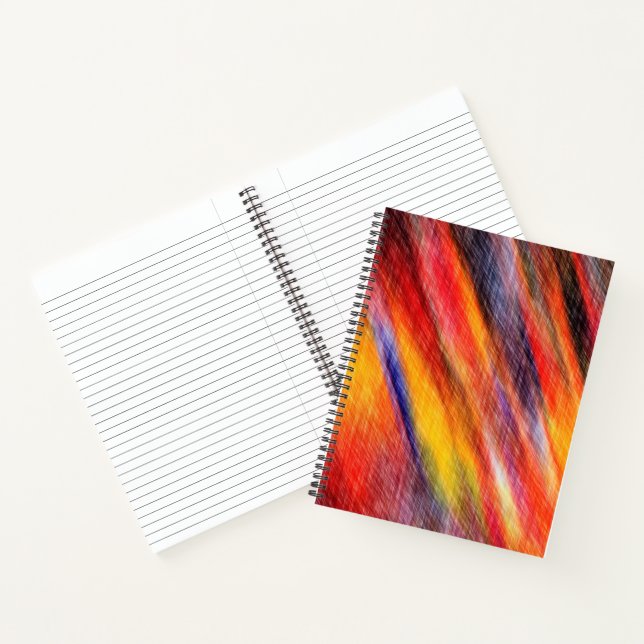 Abstract Sunset Colour Notebook (Inside)