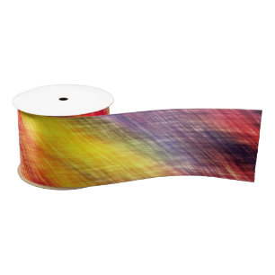 Abstract Sunset Colour Ribbon Satin Ribbon