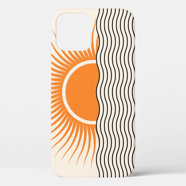 Abstract sunset: geometric boho decor. Case-Mate iPhone case (Back)