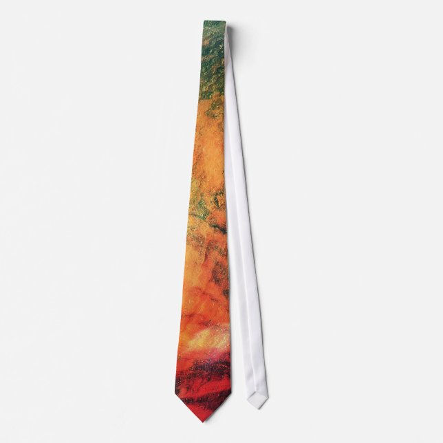 Abstract Sunset Sky Tie (Front)