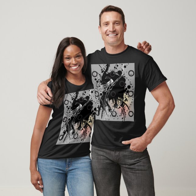 ABSTRACT SURF SKELETON T-Shirt (Unisex)