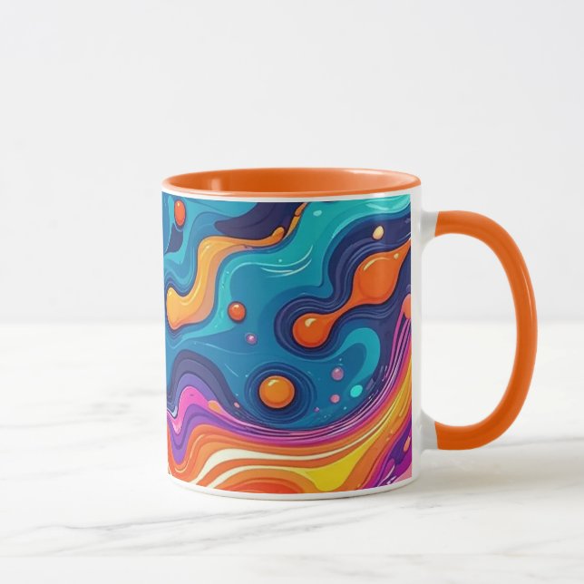 Abstract surface artwork 1200 - Mug (Right)