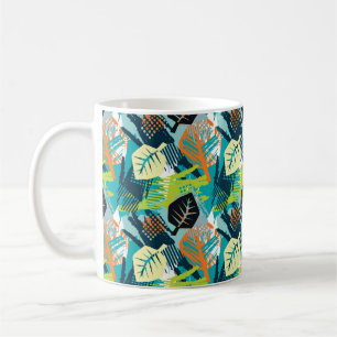 Abstract surface design seamless rough grunge patt coffee mug