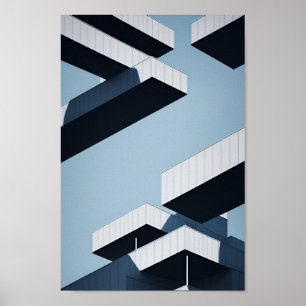 Abstract Surreal Architecture Poster