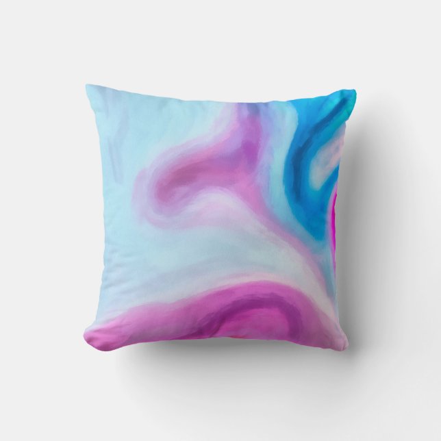 Abstract surrealistic background. Very colourful a Cushion (Front)