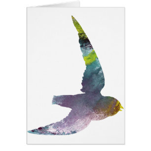 Abstract swift silhouette