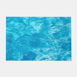 Abstract Swimming Pool Water  Doormat