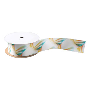 Abstract Swirl 2 Satin Ribbon