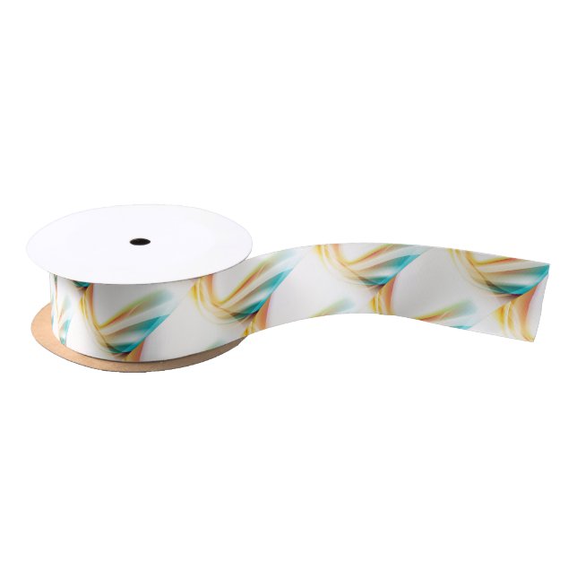 Abstract Swirl 2 Satin Ribbon (Spool)