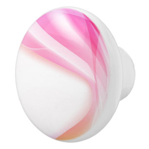 Abstract Swirl 4 Ceramic Knob