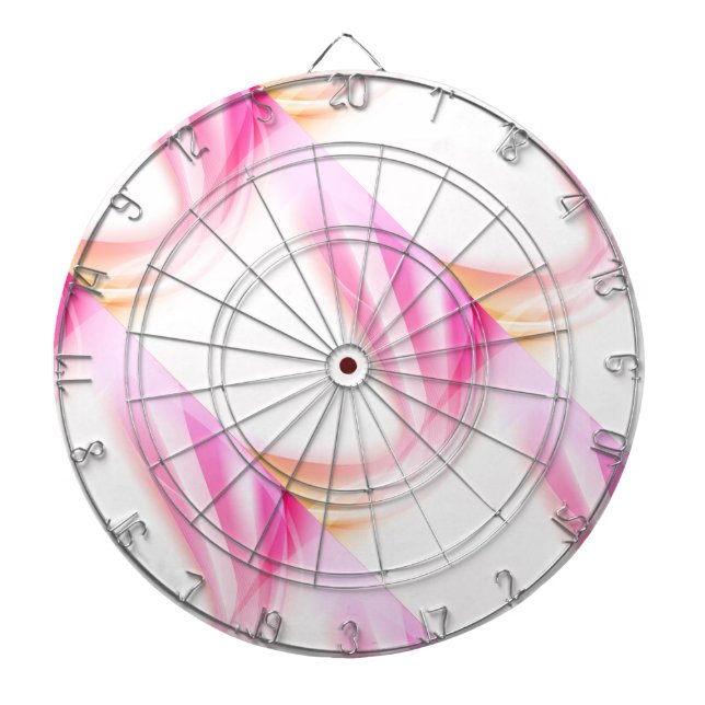 Abstract Swirl 4 Dartboard (Front)