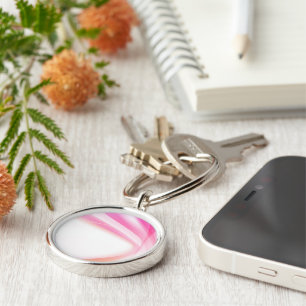 Abstract Swirl 4 Key Ring
