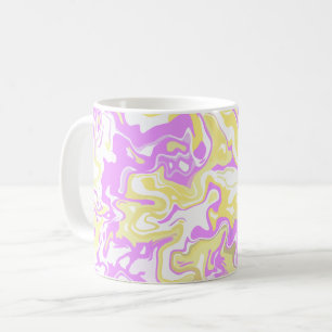 Abstract Swirl Art with Pastel Colours Coffee Mug