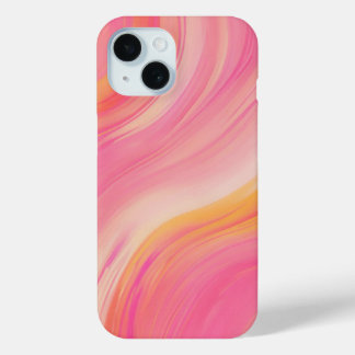 Abstract Swirl iPhone 15 Case
