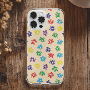 Abstract swirl colourful simple circle pattern iPhone 11 case