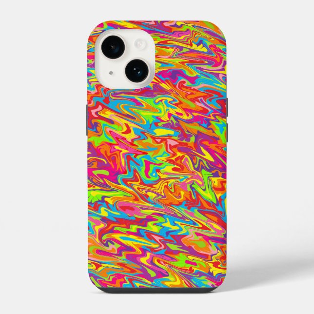 Abstract Swirl iPhone Case (Back)