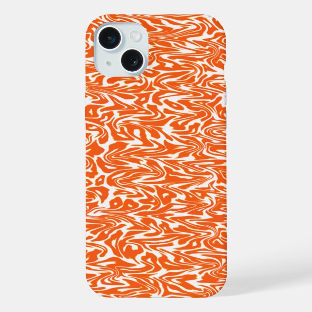 Abstract Swirl iPhone Case (Back)