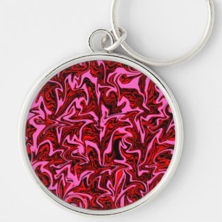 Abstract Swirl Key Ring