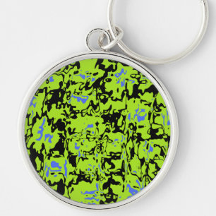 Abstract Swirl Key Ring