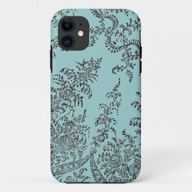 Abstract swirl lace pattern iphone 5 cases (Back)