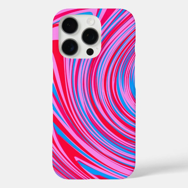 Abstract Swirl Marble Pattern Design Case-Mate iPhone Case (Back)