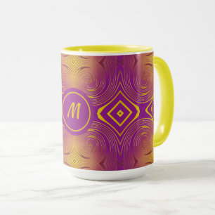 abstract  swirl modern pattern    mug