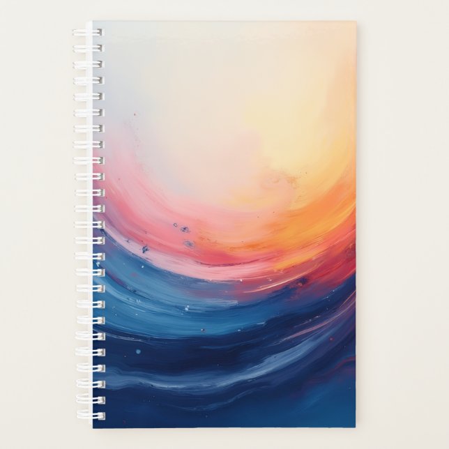 Abstract Swirl of Warmth and Depth Planner (Front)