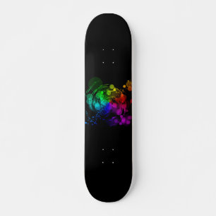Abstract Swirl Skateboard