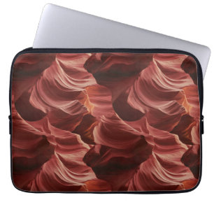 Abstract Swirling Pattern of Antelope Canyon Laptop Sleeve