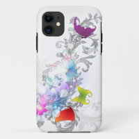 Abstract Swirls and Butterflies