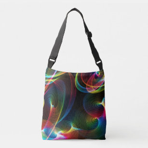 Abstract Swirls Crossbody Bag