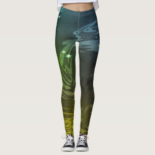 Abstract Swirls Leggings