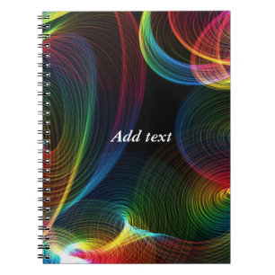 Abstract Swirls Template Notebook