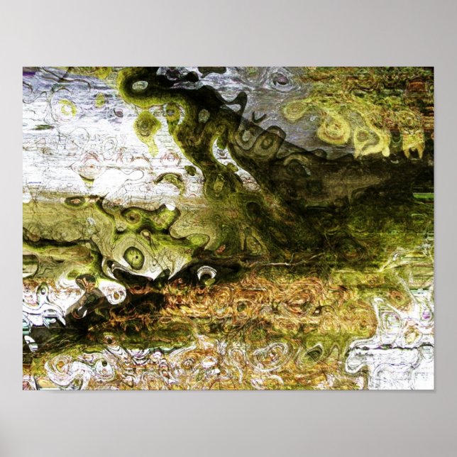 Abstract - Swirly colours Poster (Front)