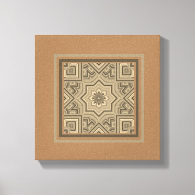 Abstract Symmetric Floral Nature original wall art (Front)