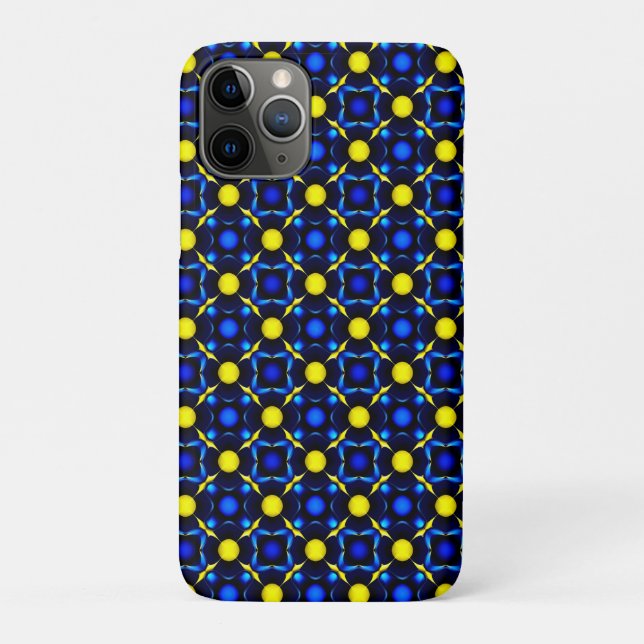 Abstract Symmetrical Geometric Pattern Case-Mate iPhone Case (Back)