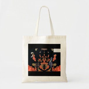 Abstract Symmetry Music Clef Tote Bag
