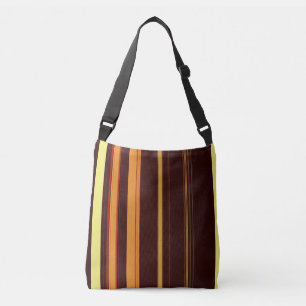 Abstract Symphony in Blue 4 (Negative Effect) Crossbody Bag