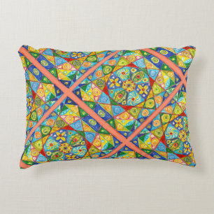 Abstract system decorative cushion