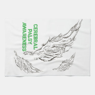 abstract tea towel