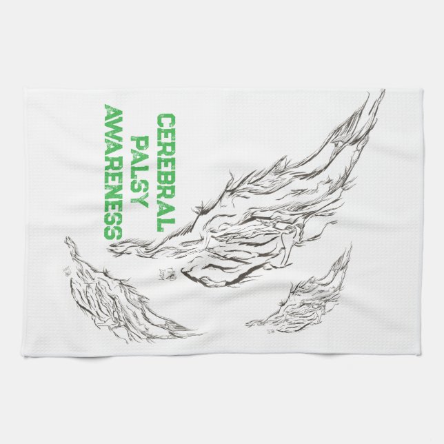 abstract tea towel (Horizontal)