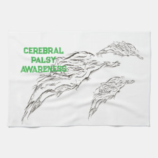abstract tea towel