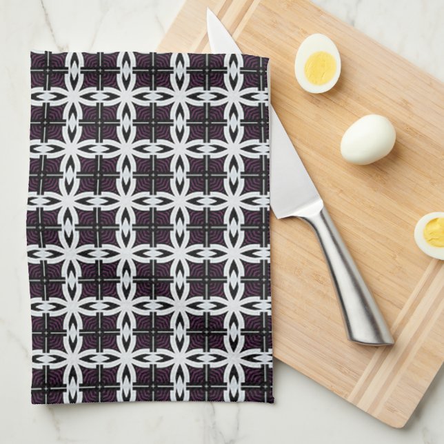 Abstract Tea Towel (Quarter Fold)