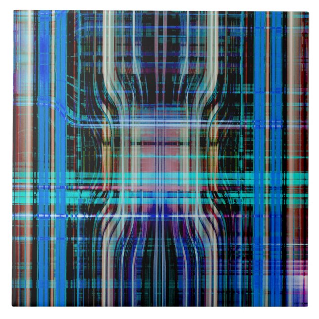 Abstract tech pattern tile (Front)
