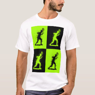 Abstract Tennis Player - Watercolor style T-Shirt