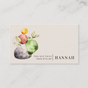 Abstract Terra Organic Shapes Modern Business Card