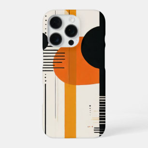 abstract terracotta circles iPhone 16 pro case