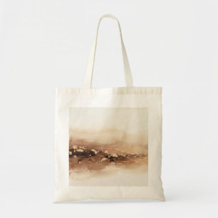 Abstract Terracotta Impasto Modern Art Tote Bag
